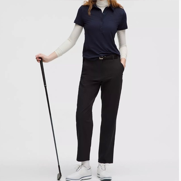 Lululemon Black Stretch Twill Golf Pants